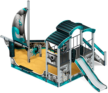 Парусник (Лагуна) - ДИК 2.03.3.01-05 - Игровой комплекс Н=1200