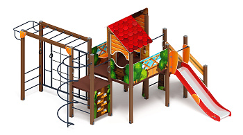 Теремок - ДИК 2.07.02-01 - Игровой комплекс H=1200