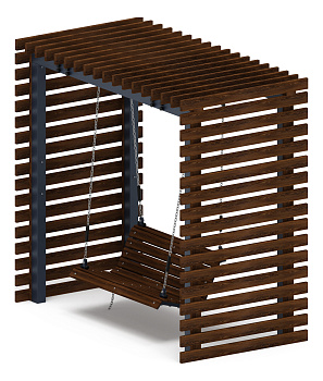 Пергола с диваном - МФ 78.01.02-01.И1 /без поликарбоната/