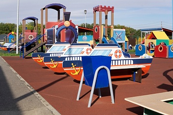 Урна трапеция (синяя) - МФ 50.01.01-01