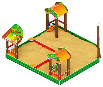 Песочный дворик Полянка - ИО 6.16.02-01