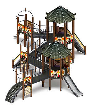 Карнавал (шанхай) - ДИК 2.22.07-02 - Игровой комплекс H=1200