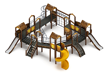 Остров детства (ЭКО) - ДИК 2.01.8.02-02.И1 - Игровой комплекс H=1200 H=2000