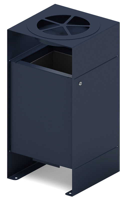 Урна парковая с пепельницей - МФ 50.02.05  (под анкера)