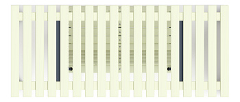 Пергола с диваном (Бамбук) - МФ 78.06.01-03.И1 /без поликарбоната/