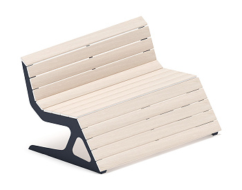 Скамья - МФ 42.02.05-11 (Беленый дуб) Д:1500  (под анкера)