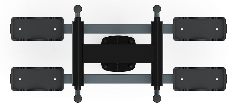 Двойные лыжи (серый) - Уличный тренажер - СТ 009-13.И1