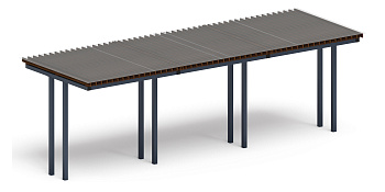 Пергола - МФ 77.04.03 /с поликарбонатом/