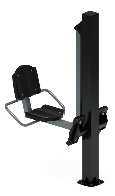 Жим ногами (серый) - Уличный тренажер - СТ 011-13