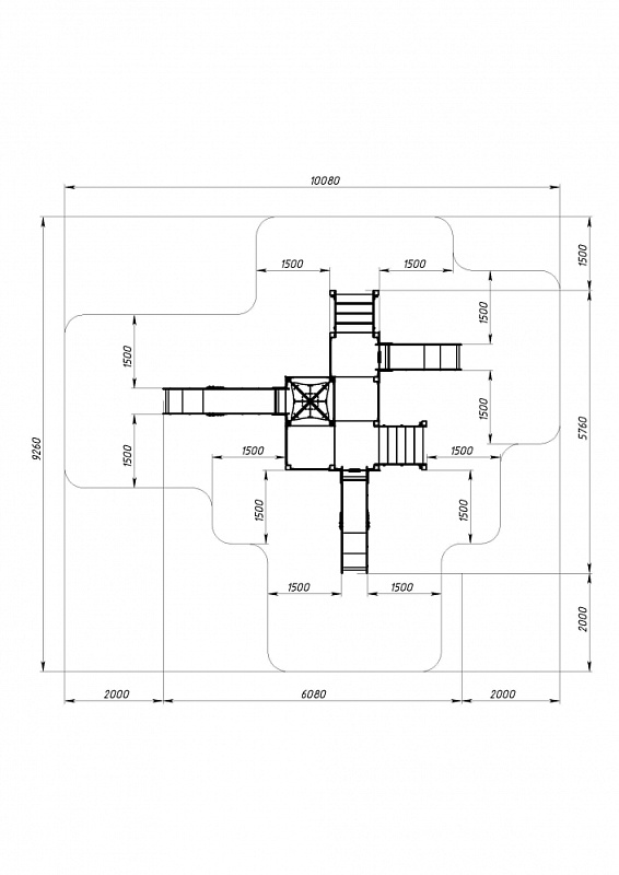 Морской - ДИК 2.17.04-01 - Игровой комплекс H=900 H=1200 H=1500