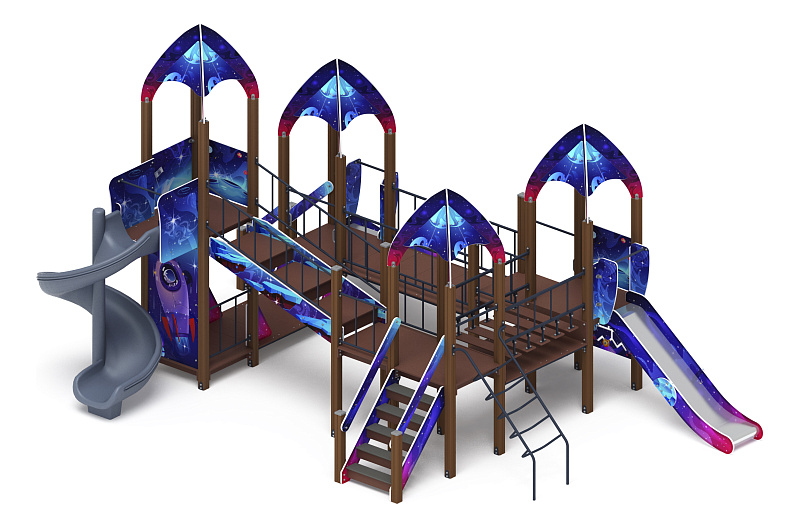 Космопорт (Космос) - ДИК 2.14.02-02.И1 - Игровой комплекс H=750 H=1200 H=2000