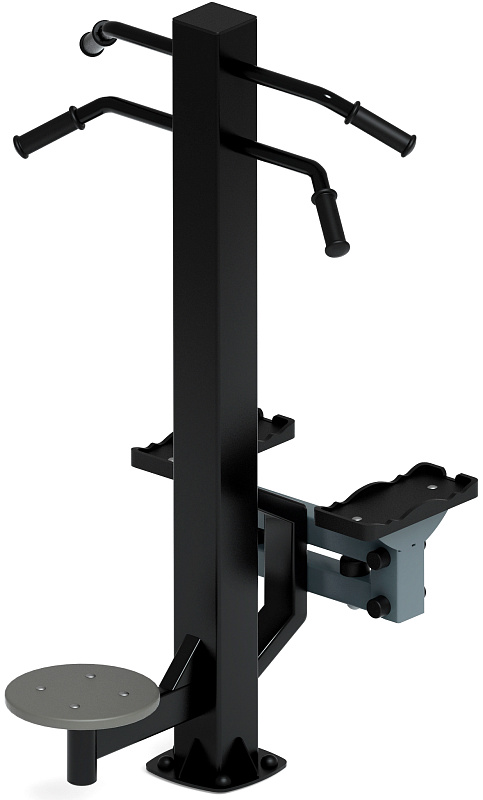 Степ+Твистер (серый) - Уличный тренажер - СТ 019-13