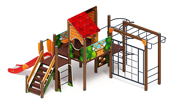 Теремок - ДИК 2.07.02-01 - Игровой комплекс H=1200