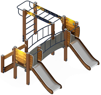 Карапуз (Эко) - ДИК 1.001.04-02 - Игровой комплекс Н=750