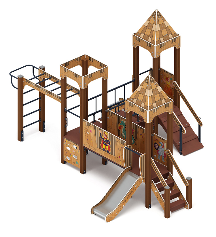 Королевство (Картонное) - ДИК 1.15.08-22 - Игровой комплекс H=750