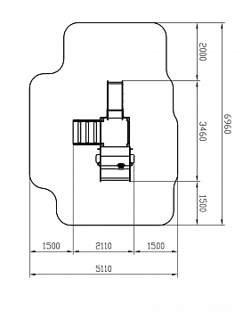 Машинка (оранжевый) тип 4 - ДИК 1.03.1.04-01 - Игровой комплекс H=750