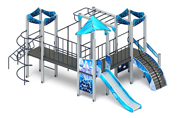 Волшебный город (Снежная королева) - ДИК 2.19.02-02 - Игровой комплекс Н=1200