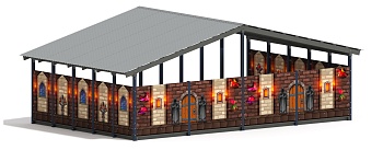 Теневой навес (Замок. Средневековый) - МФ 70.8.5-11