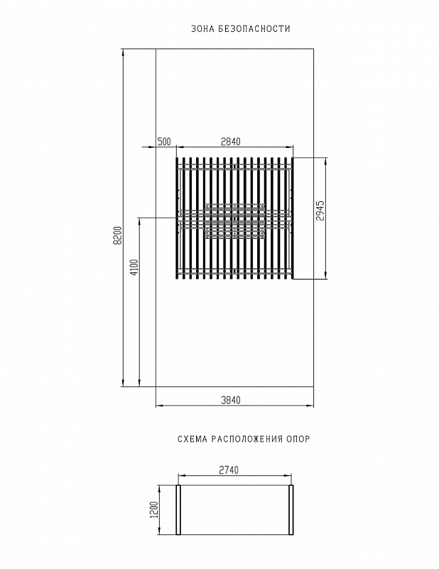 Пергола с диваном - МФ 78.04.01-01.И1 /без поликарбоната/