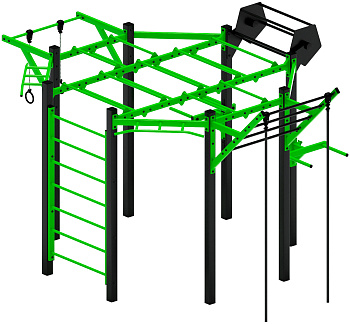 Многофункциональный спортивный комплекс (зеленый) МК 100.01-02