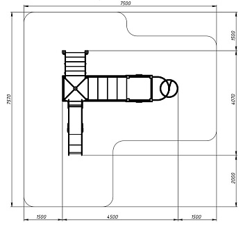 Навина (Геометрия) - ДИК 2.09.03-02 - Игровой комплекс H=1200