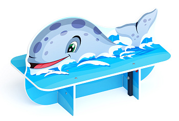 Кит - Скамейка детская - МФ 41.17.01