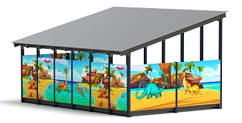 Теневой навес (Дино) - МФ 71.6.4-13