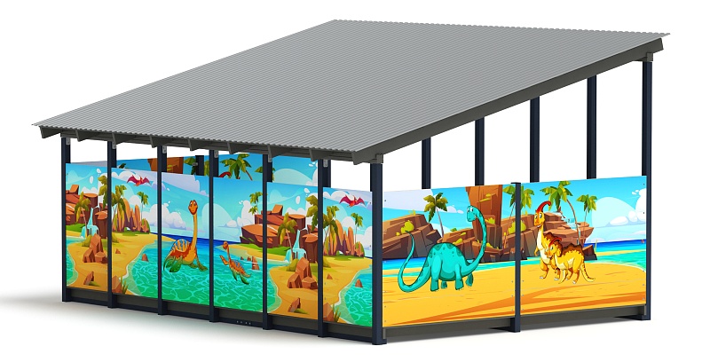 Теневой навес (Дино) - МФ 71.6.4-13