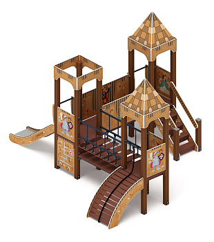 Королевство (Картонное) - ДИК 1.15.03-22 - Игровой комплекс H=900