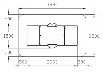 Песочница с крышкой средняя (Арифметика) - ИО 5.01.11-07