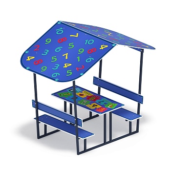 Столик детский с навесом (Арифметика) - МФ 31.01.08-03