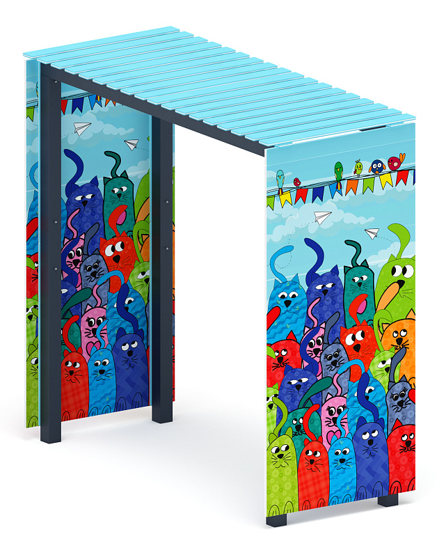 Пергола (Коты) - МФ 77.06.01-07 /без поликарбоната/