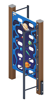 Стенка для лазанья тип 1 - СО 1.20.04-02 (синий принт)