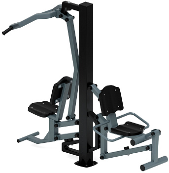 Тяга верхняя+Флекс (серый) - Уличный тренажер - СТ 021-13.И1