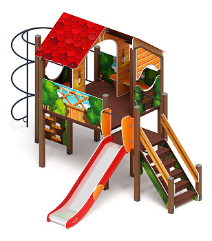 Теремок - ДИК 2.07.01-01 - Игровой комплекс H=1200