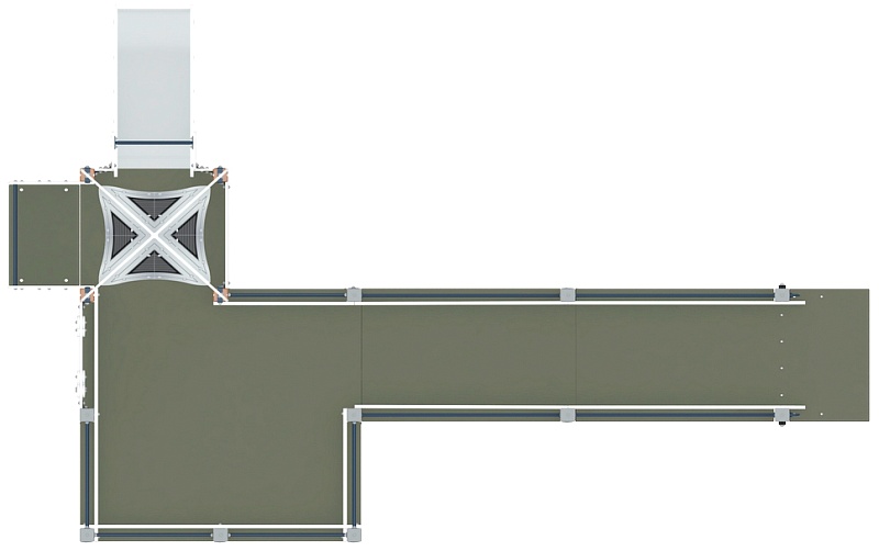 Забота Космопорт (серый) горка Н 750 ДОВ 20.14.03-02