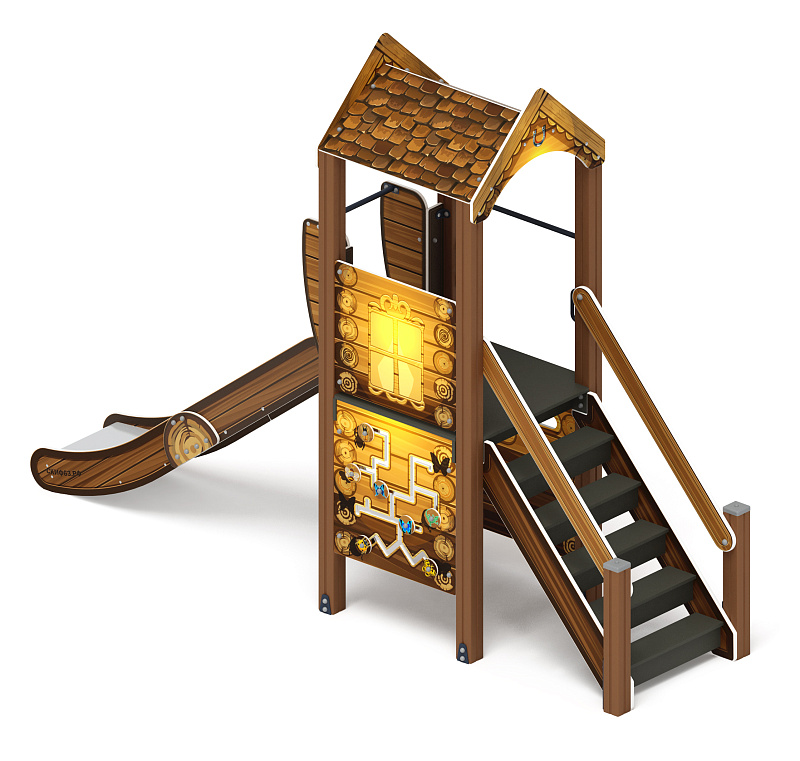 Играйте с нами (ЭКО) - ДИК 2.01.1.01-12 - Игровой комплекс H=1200