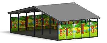 Теневой навес (Полянка) - МФ 70.8.5-07