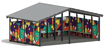 Теневой навес (Геометрия) - МФ 70.6.4-03