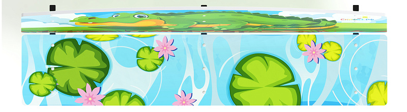 Скамейка детская Крокодил - МФ 41.01.01-И1