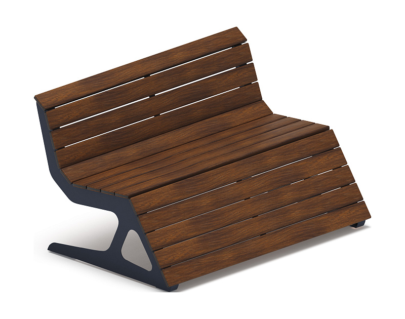 Скамья - МФ 42.02.05-10 (Темный дуб) Д:1500  (под анкера)