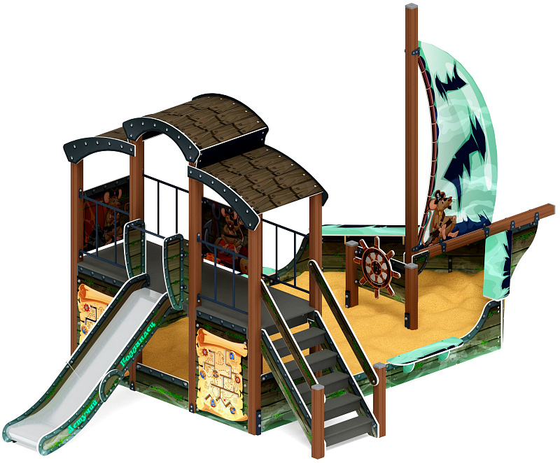 Парусник (Летучий Голландец) - ДИК 2.03.3.01-04 - Игровой комплекс Н=1200