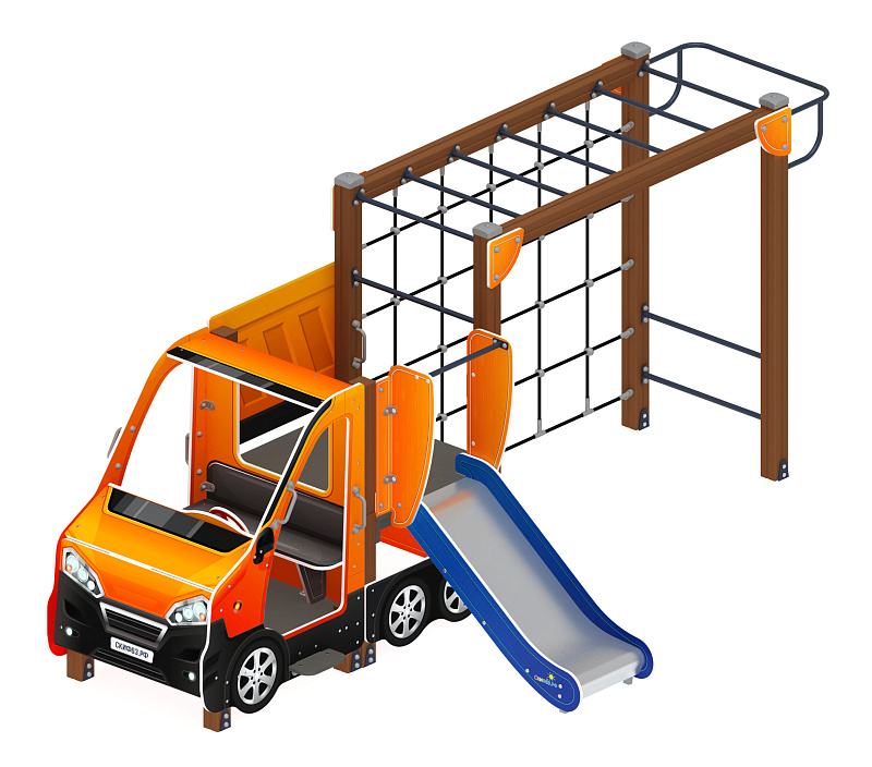 Машинка (оранжевый) тип 2 - ДИК 1.03.1.02-01 - Игровой комплекс H=750