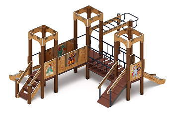 Королевство (Картонное) - ДИК 1.15.08-12 - Игровой комплекс H=750