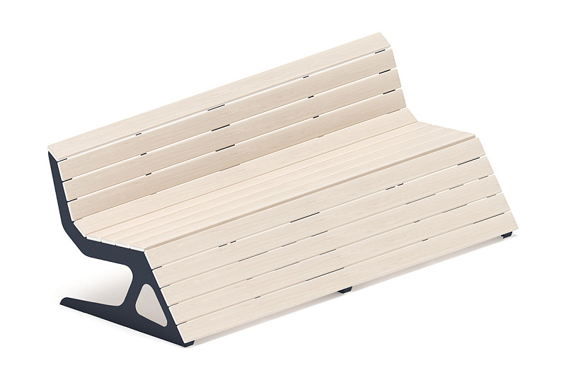 Скамья - МФ 42.02.05-21 (Беленый дуб) Д:2400  (под анкера)