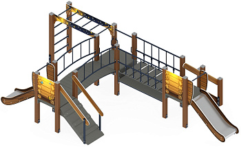 Карапуз (Эко) - ДИК 1.001.08-02 - Игровой комплекс Н=750