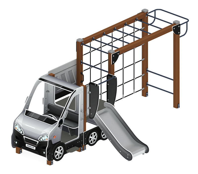 Машинка (серый) тип 2 - ДИК 1.03.1.02-02 - Игровой комплекс H=750