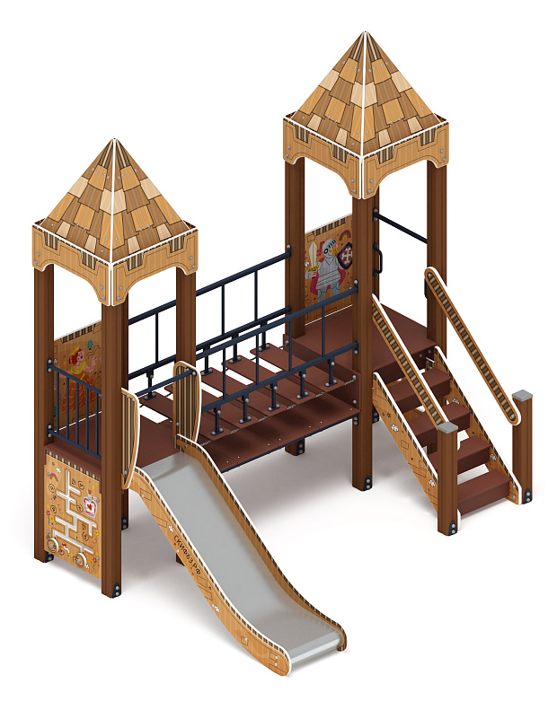 Королевство (Картонное) - ДИК 1.15.07-22 - Игровой комплекс H=900