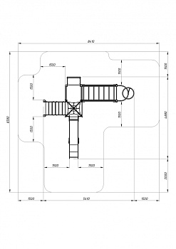 Морской - ДИК 2.17.01-01 - Игровой комплекс H=1500